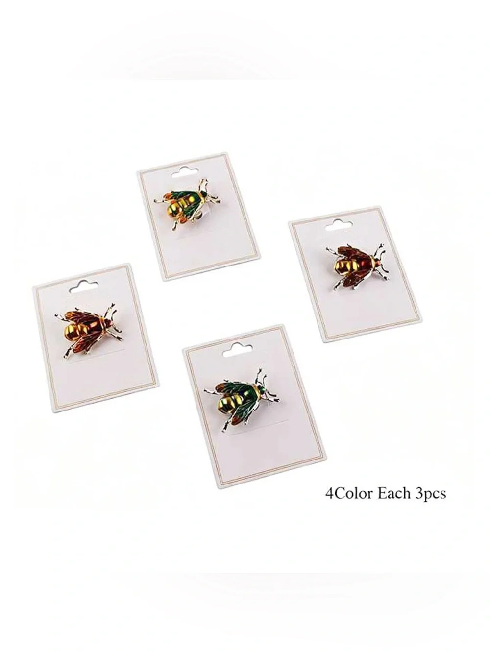 (12) FASHION  Bee Brooches…